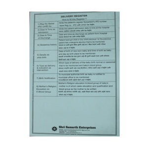 Delivery register (200 pages)