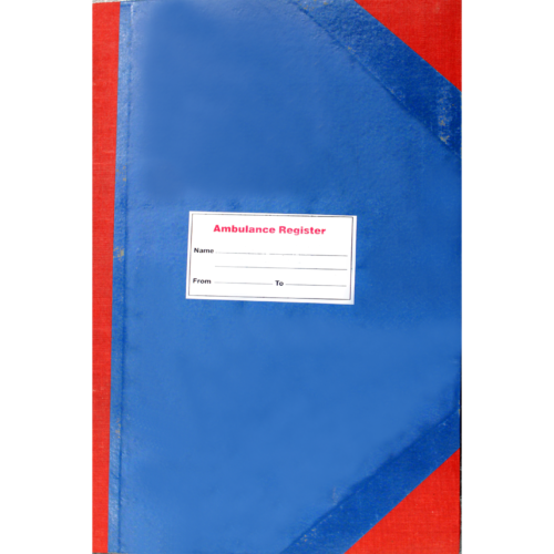 Ambulance Register (100 pages)