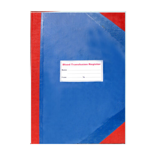 Blood  Transfusion  Register (100 pages)