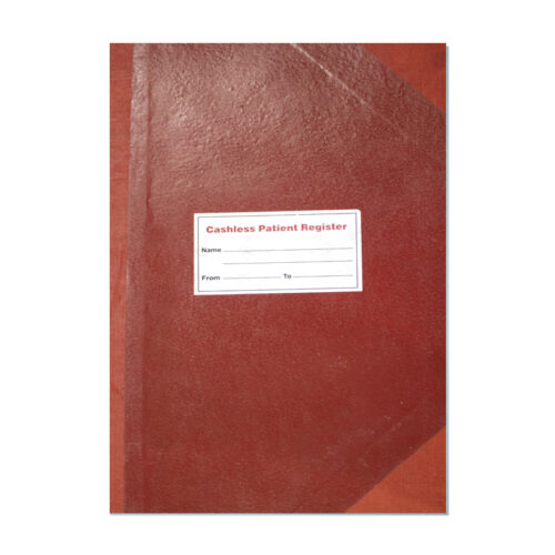 Cashless Patient Register (100 pages)