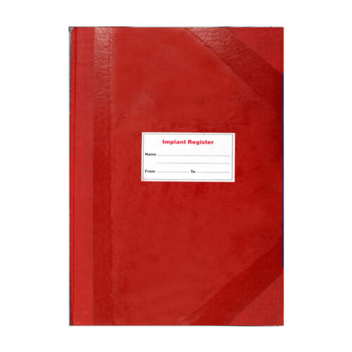 Implant Register (200 pages)