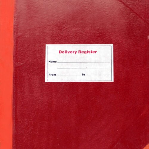 Delivery register (400 Pages)