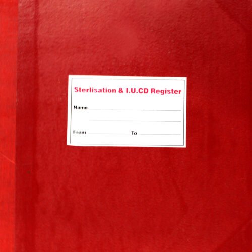Sterlisation & I.U.C.D.Register