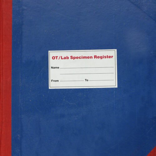 OT/Lab Specimen Register (100 Pages)