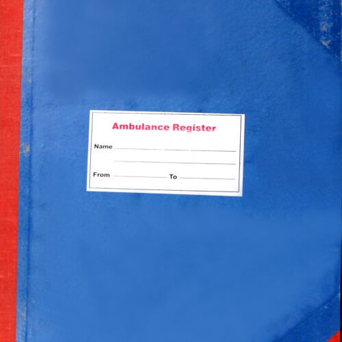 Ambulance Register (200 Pages)