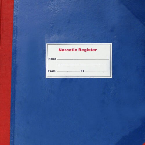 Narcotic Register (100 Pages)