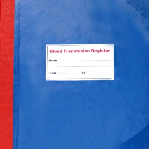 Blood  Transfusion  Register (200 Pages)