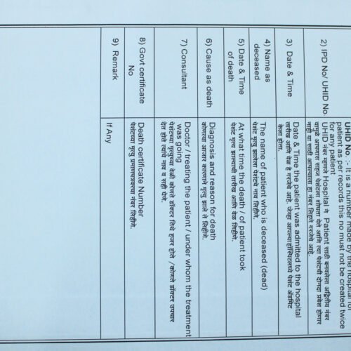 Death Register (100 Pages)