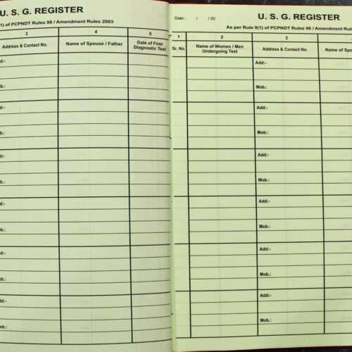 USG Register (200 Pages)