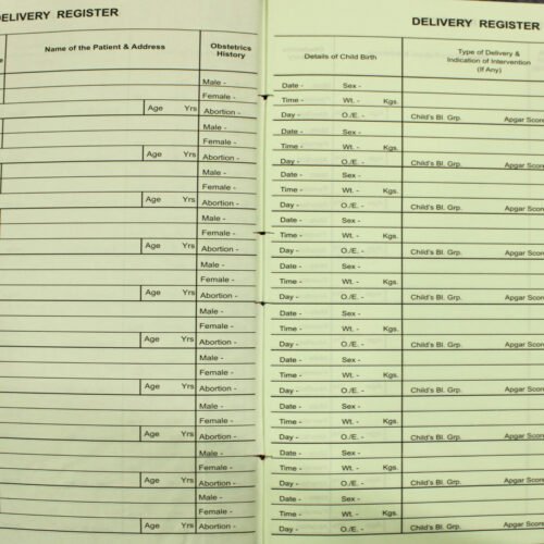 Delivery register (400 Pages)