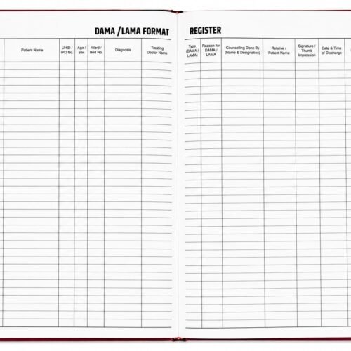 Dama Register (200 Pages)