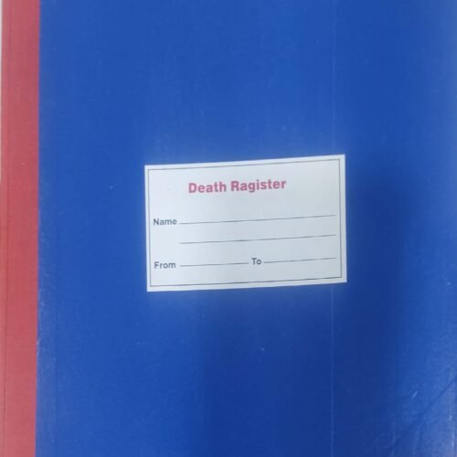 Death Register (400 pages)