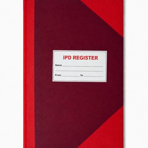 Indoor/ IPD case register (400 Pages)